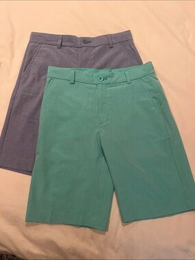 NWOT Vineyard Vines Performance Shorts Boys Sz 14 On the Go Shorts Whale Logo